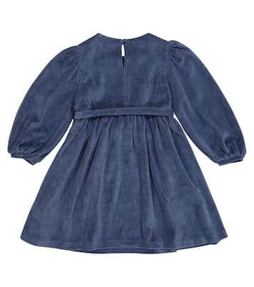Kleid aus Samt mit Gürtel | Paade Mode