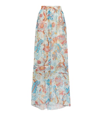 Floral silk maxi skirt | Etro