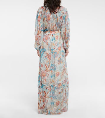 Floral silk maxi skirt | Etro