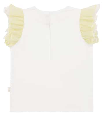 Baby - T-shirt in cotone e tulle | Il Gufo