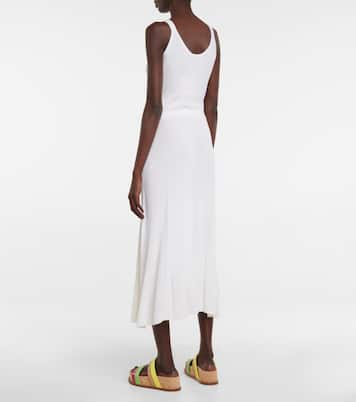 Falda midi Meda de seda y cachemir | Gabriela Hearst