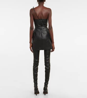 Leather minidress | David Koma