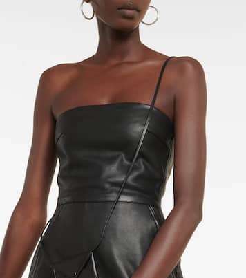 Leather minidress | David Koma