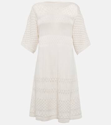 Open-knit alpaca wool-blend dress | See By Chloé