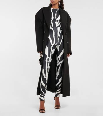 Zebra-print jersey jumpsuit | Dolce&Gabbana