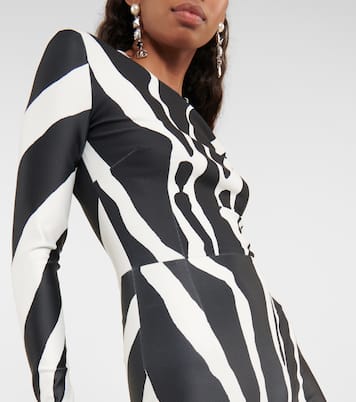 Zebra-print jersey jumpsuit | Dolce&Gabbana