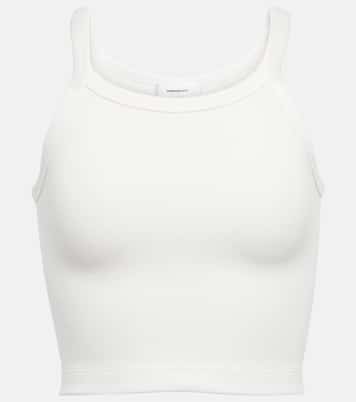 x Hailey Bieber – Top raccourci HB en coton mélangé | Wardrobe.NYC