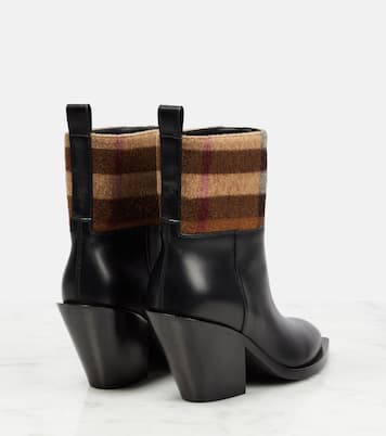Stivaletti Vintage Check in pelle | Burberry