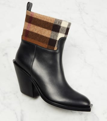 Stivaletti Vintage Check in pelle | Burberry