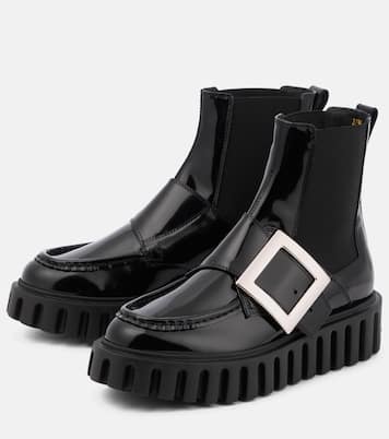 Viv' Go-Thick leather platform Chelsea boots | Roger Vivier