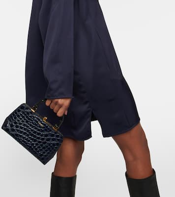Miniabito in raso con collo alto | Jil Sander