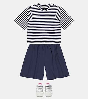 Cotton T-shirt and shorts set | Il Gufo