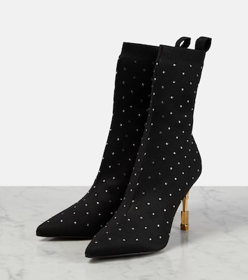 Moneta embellished ankle boots | Balmain