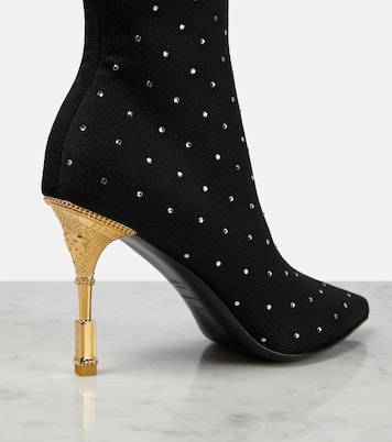 Moneta embellished ankle boots | Balmain
