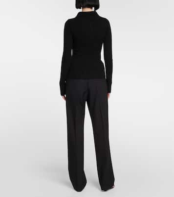 Jersey Hans de cachemir acanalado | Khaite