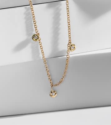Collier Micro Nesting Gem en or 18 ct et diamants | Octavia Elizabeth