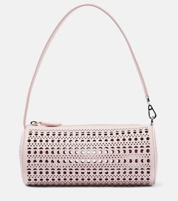 Tube perforated leather shoulder bag | Alaïa