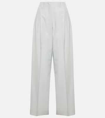 Pantalon Gaugin à taille haute en soie | The Row