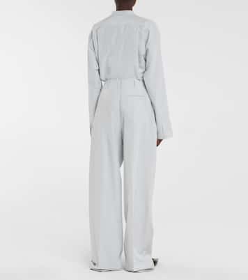 Pantalon Gaugin à taille haute en soie | The Row