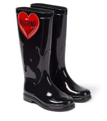 Botas de lluvia con apliques | Moschino Kids