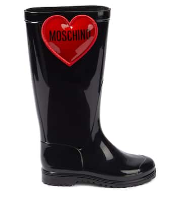 Botas de lluvia con apliques | Moschino Kids