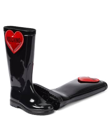 Botas de lluvia con apliques | Moschino Kids
