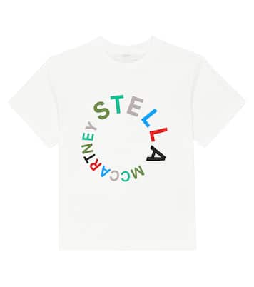 로고 코튼 티셔츠 | Stella McCartney Kids
