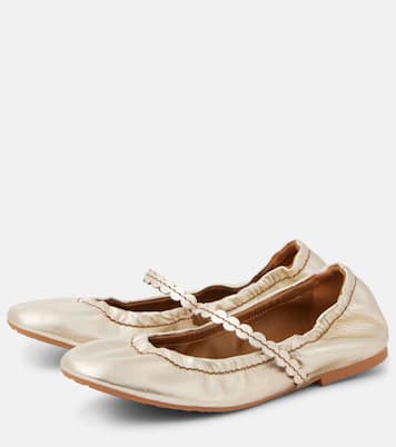 Ballerine Chany in pelle metallizzata | See By Chloé