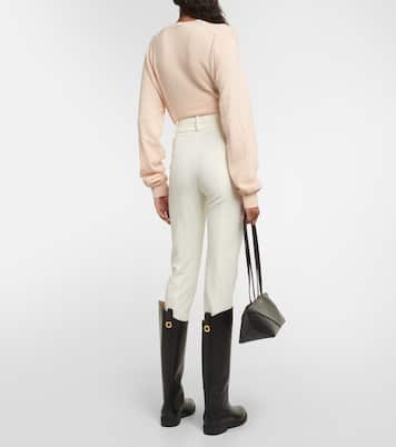 Schmale Hose Lucian aus einem Wollgemisch | Loro Piana