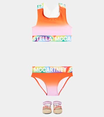 Bikini tie-dye con logo | Stella McCartney Kids