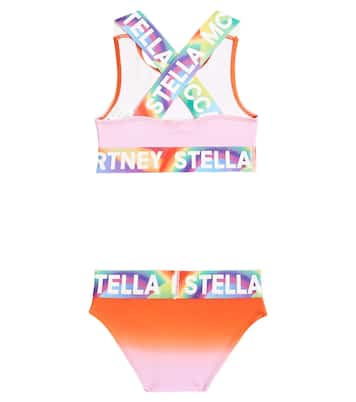 Bikini tie-dye con logo | Stella McCartney Kids