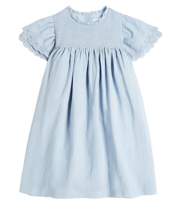 Vanya ruffled ramie dress | C'era Una Volta