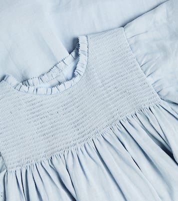 Vanya ruffled ramie dress | C'era Una Volta