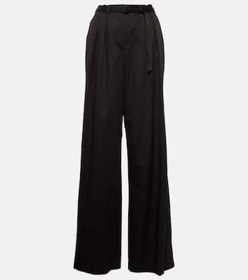 Tunis high-rise cotton wide-leg pants | Joseph