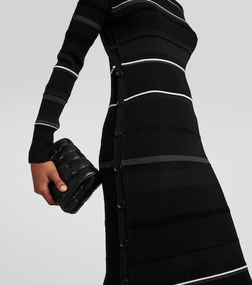 条纹针织中长连衣裙 | Proenza Schouler