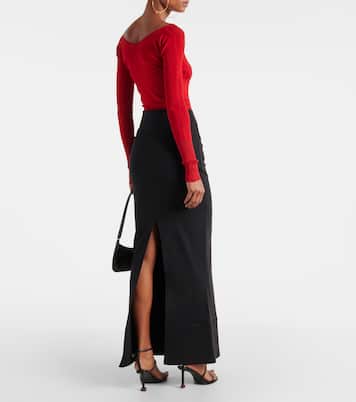 La jupe Escala knitted maxi skirt | Jacquemus
