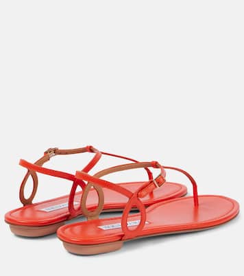 Almost Bare leather thong sandals | Aquazzura