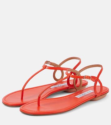 Almost Bare leather thong sandals | Aquazzura
