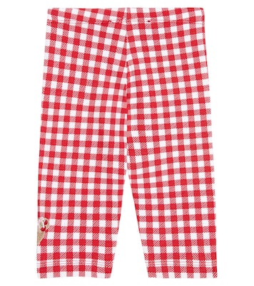 Bébé – Legging en coton mélangé à carreaux | Monnalisa