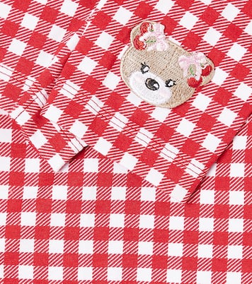 Bébé – Legging en coton mélangé à carreaux | Monnalisa