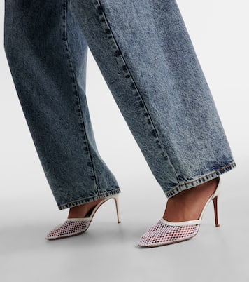 Pumps in mesh con pelle | Alaïa