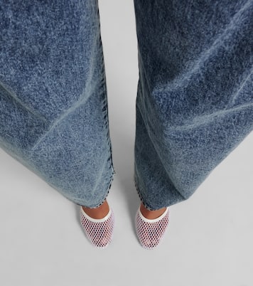Pumps in mesh con pelle | Alaïa