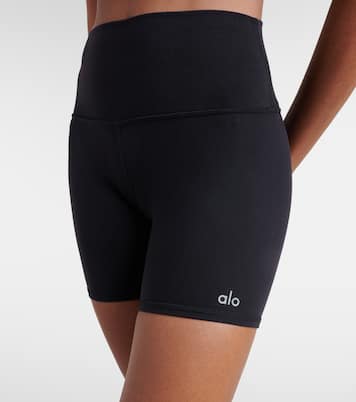 Short cycliste Airbrush à taille haute | Alo Yoga