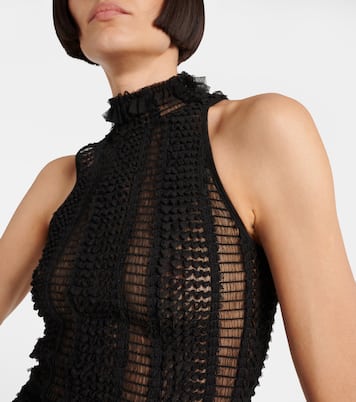 Vestido corto Angel con ribete de tul | Roberta Einer
