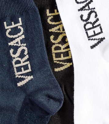 Set de 3 paires de chaussettes en coton mélangé | Versace Kids