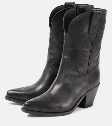Bottines santiags Wish Star en cuir | Golden Goose