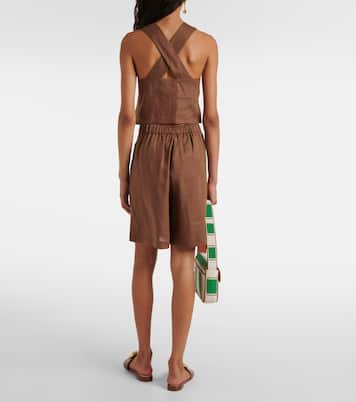 Cozumel linen tank top | Asceno