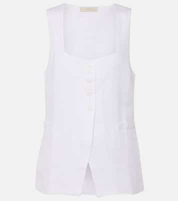 Gilet Maya in lino | Faithfull