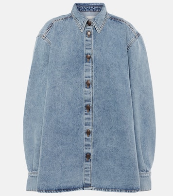 Oversize-Hemdjacke aus Denim | Magda Butrym