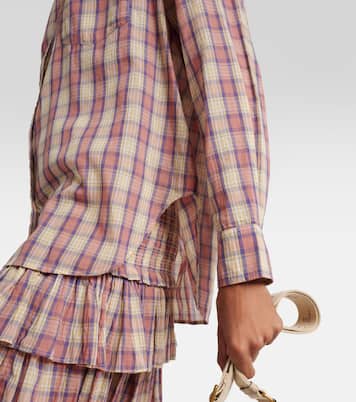 Camicia in voile di cotone a quadri | Marant Etoile